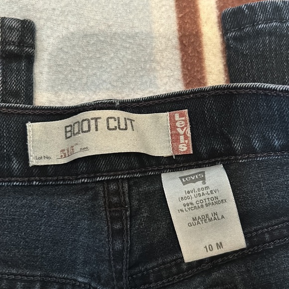 Levi’s, Black Bootcut, 10 R - Picture 3 of 6